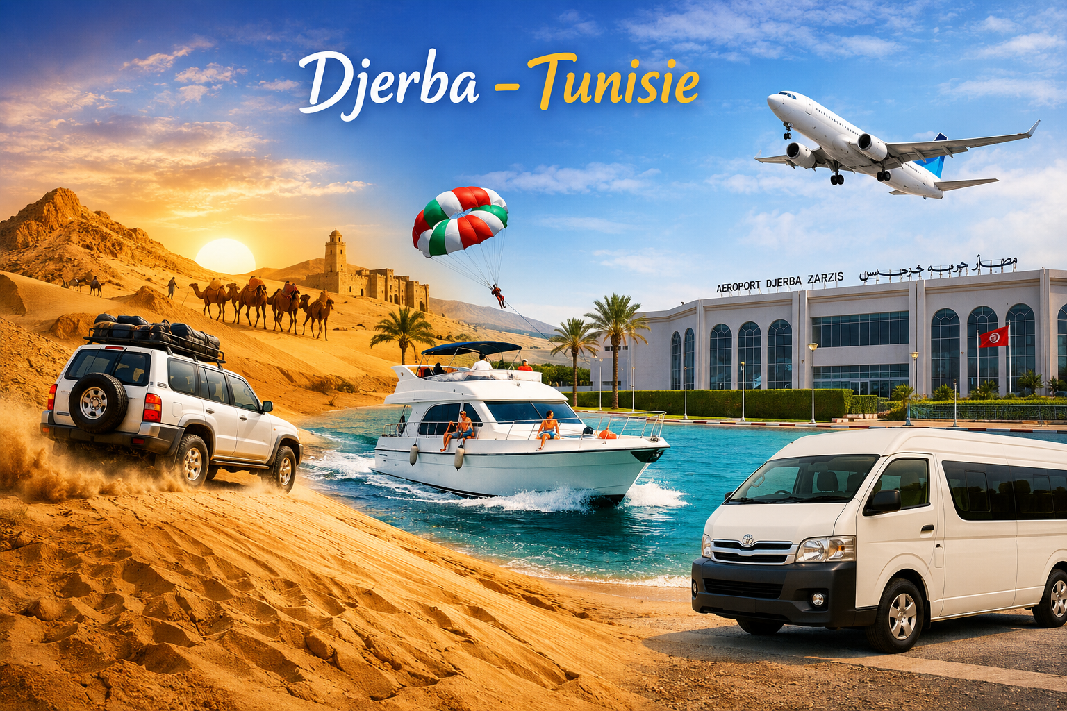 Transfert Hôtel – Aéroport Djerba